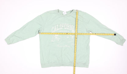 Womens UK Size 16 TU Green Pullover Sweatshirt