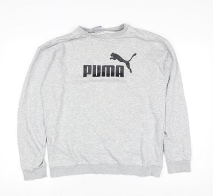 Womens UK Size 10 PUMA Grey Pullover Sweatshirt