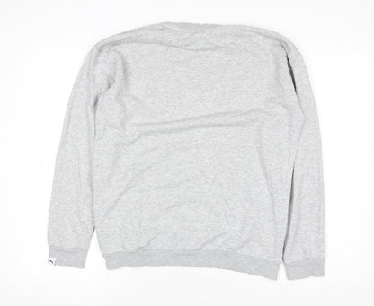 Womens UK Size 10 PUMA Grey Pullover Sweatshirt
