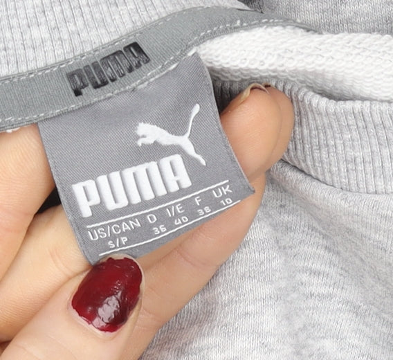 Womens UK Size 10 PUMA Grey Pullover Sweatshirt