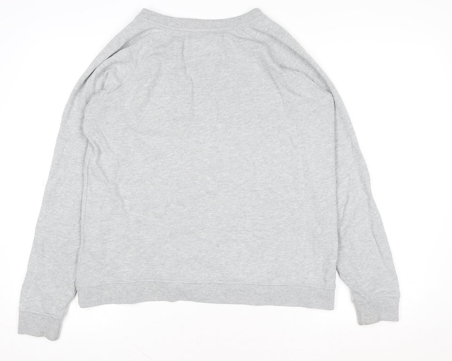 Womens UK Size 10 Fat Face Grey Pullover Sweatshirt