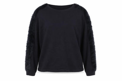 Womens UK Size M Zara Black Pullover Sweatshirt