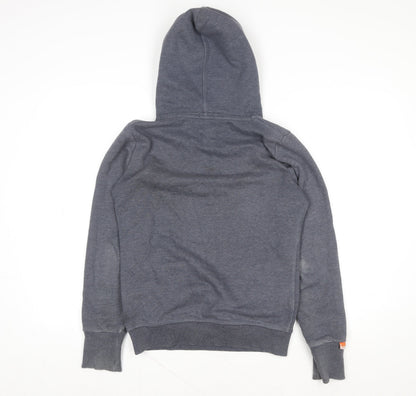 Mens UK Size S Superdry Grey Pullover Hoodie
