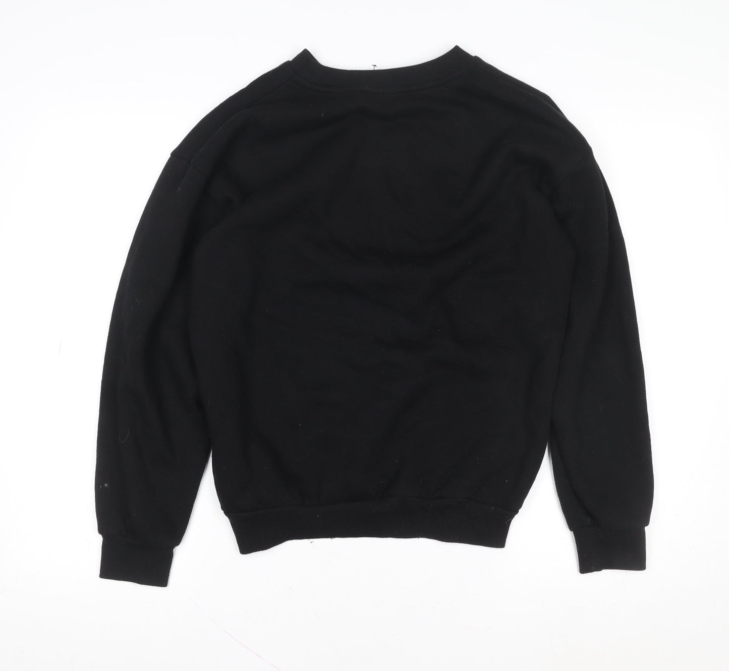 Womens UK Size S Disney Black Pullover Sweatshirt