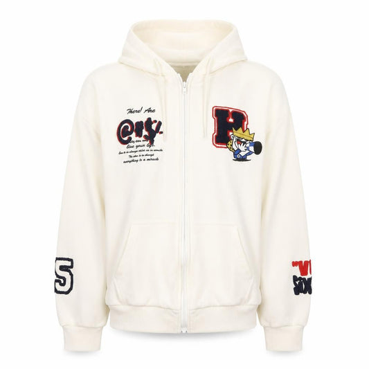 Womens UK Size L Yuxing Ivory Gym & TrainingWalkingRunning & Jogging Jacket