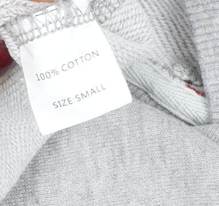 Womens UK Size S Rose & Rose Grey Pullover Sweatshirt