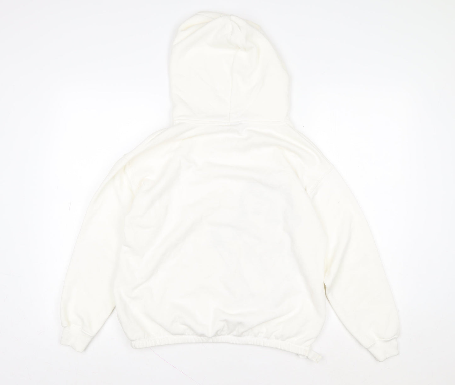 Girls UK Size 13-14 Years Zara White Pullover Hoodie
