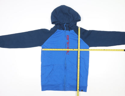 Animal Blue Teen 14 Slim Track Hoodie Jacket Cotton Blend