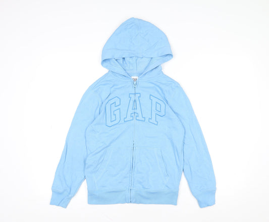 Girls UK Size 8-9 Years Gap Blue Basic Jacket