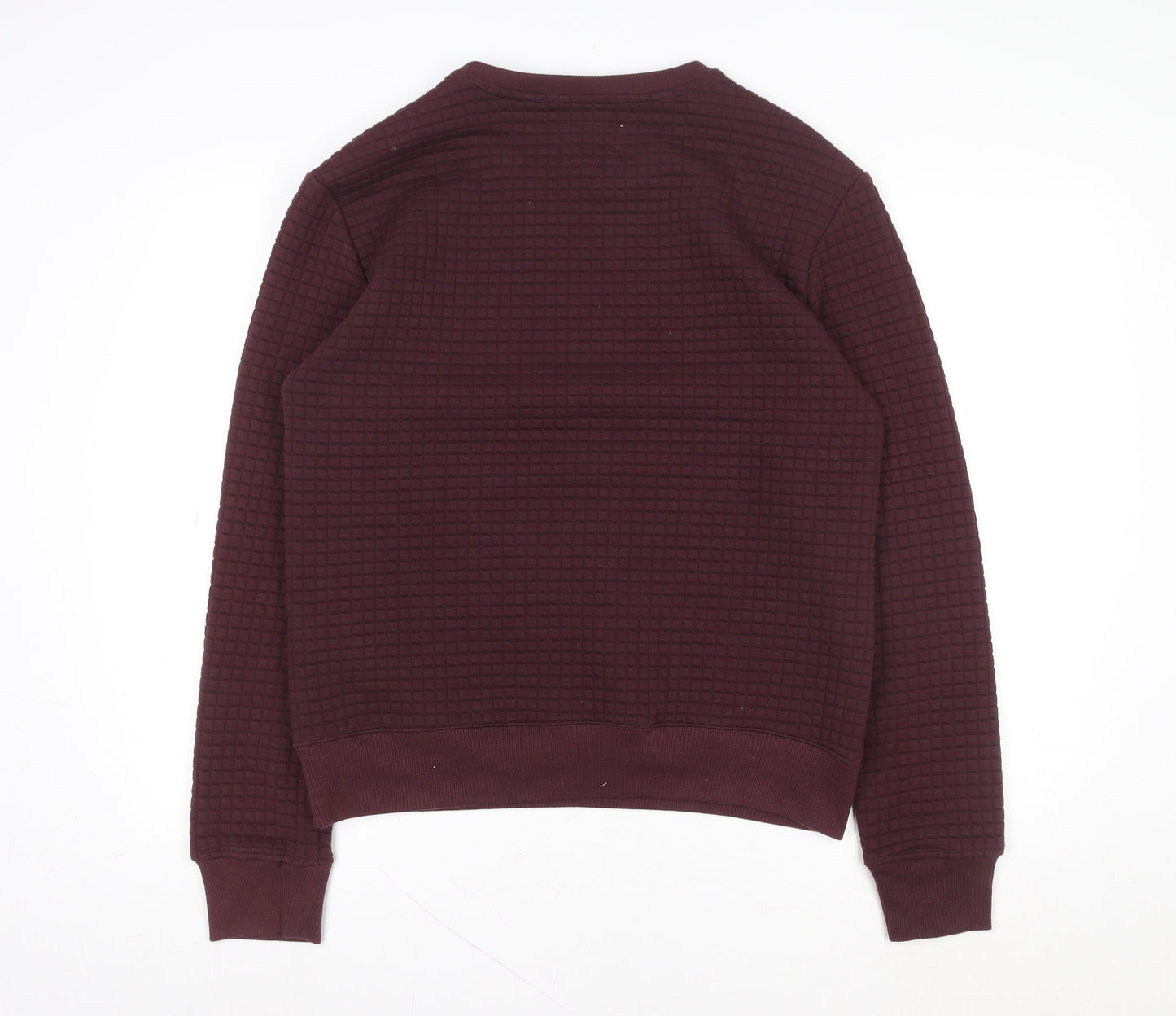 Womens UK Size M Cedar Wood State Red Pullover Jumper