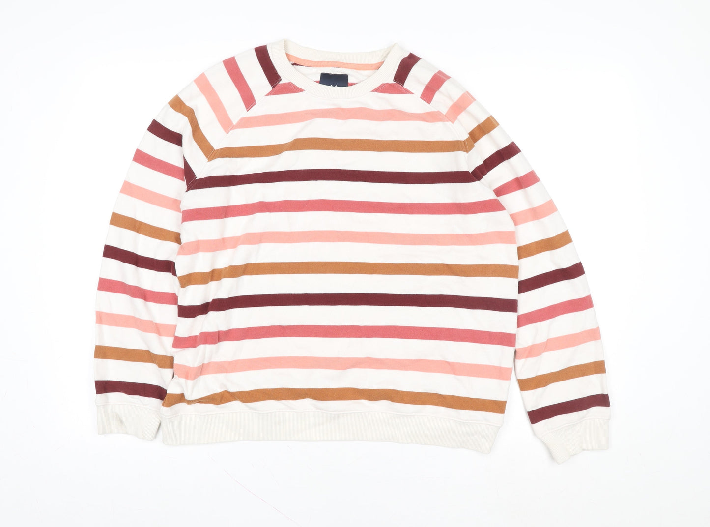 Womens UK Size 14 Crew Clothing Company Multicoloured Pullover Sweatshirt