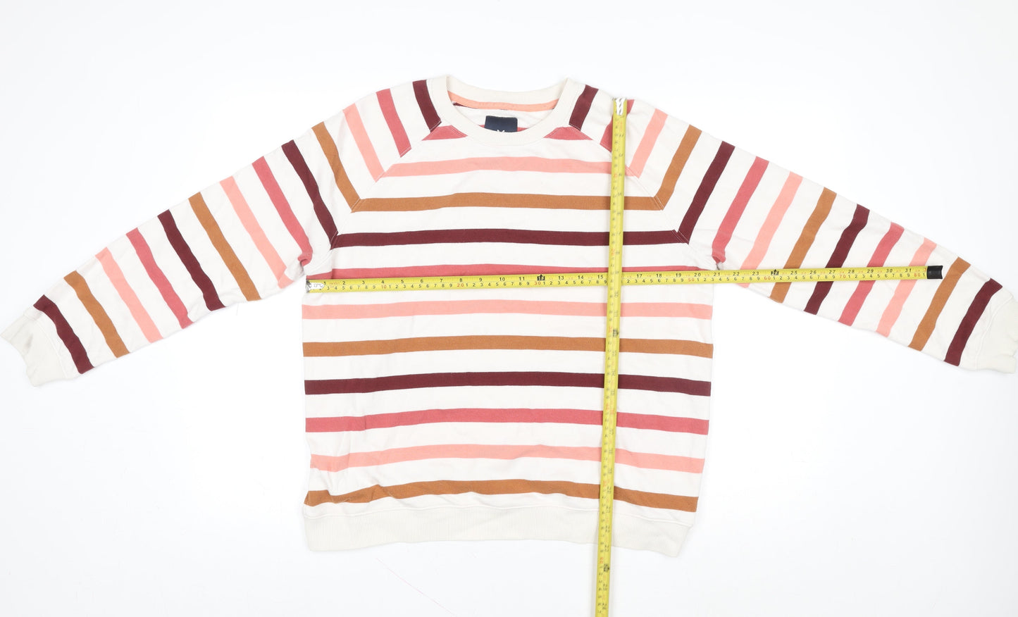 Womens UK Size 14 Crew Clothing Company Multicoloured Pullover Sweatshirt