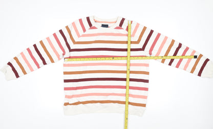 Womens UK Size 14 Crew Clothing Company Multicoloured Pullover Sweatshirt