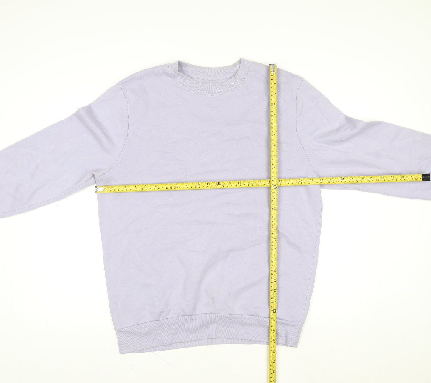 Primark Womens Lilac Crew Neck Pullover Sweatshirt Size L