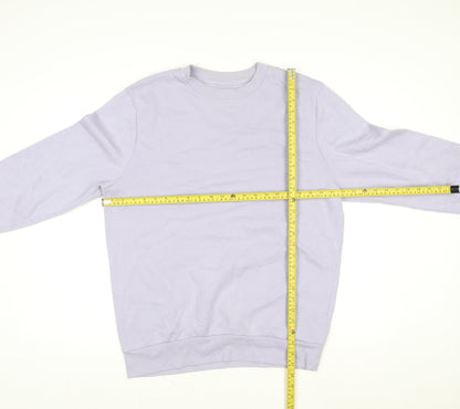 Primark Womens Lilac Crew Neck Pullover Sweatshirt Size L