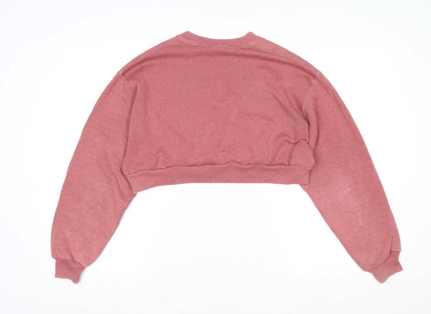 Womens UK Size L Russell Athletic Pink Pullover Sweatshirt