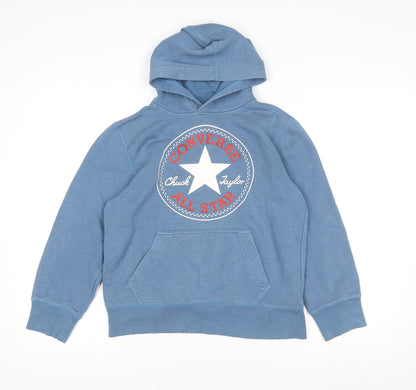 Boys UK Size 10-12 Years Converse Blue Pullover Hoodie
