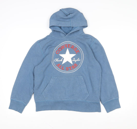 Boys UK Size 10-12 Years Converse Blue Pullover Hoodie