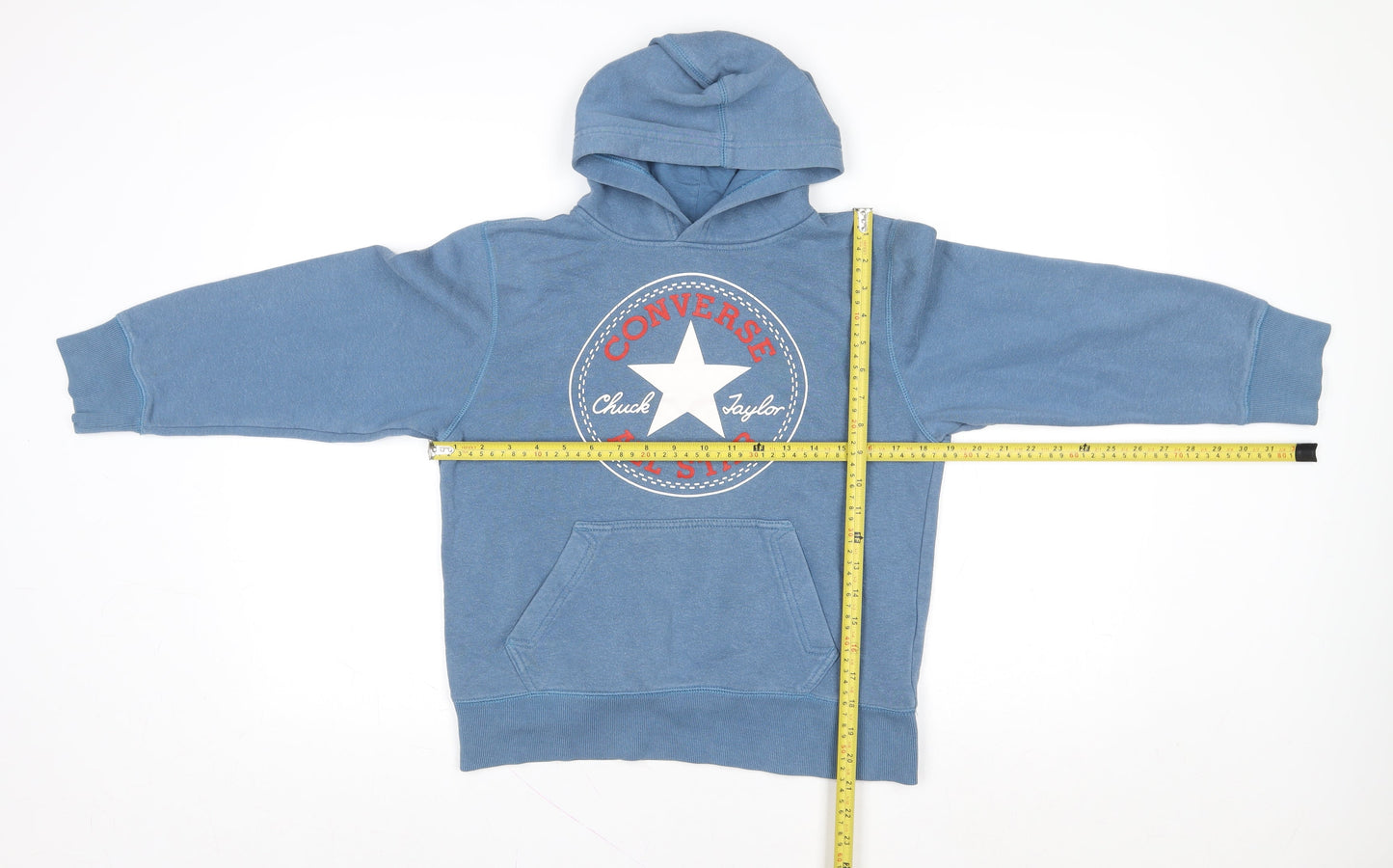 Boys UK Size 10-12 Years Converse Blue Pullover Hoodie