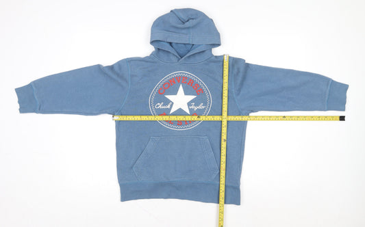 Boys UK Size 10-12 Years Converse Blue Pullover Hoodie