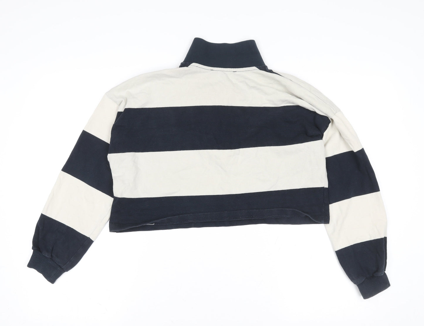 Womens UK Size S Pull&Bear Multicoloured Pullover Sweatshirt