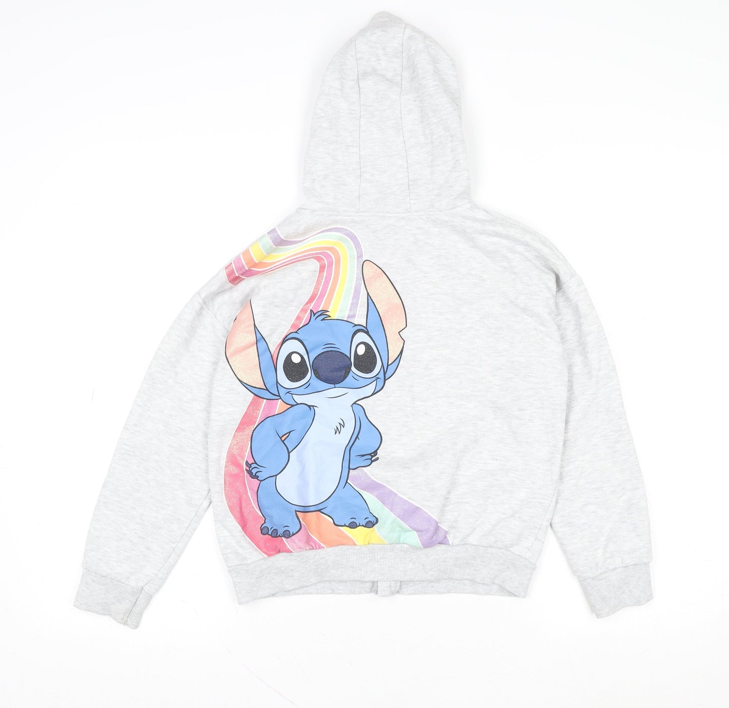 Girls UK Size 6-9 Years George Grey Full Zip Hoodie
