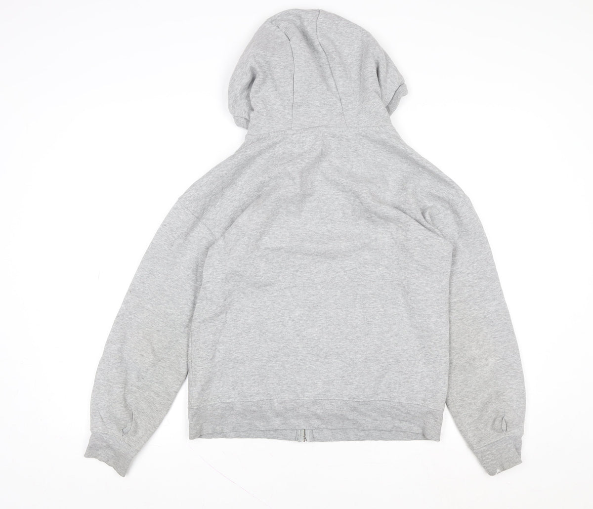 Next Womens Grey Full Zip Hooded Basic Jacket Size Small