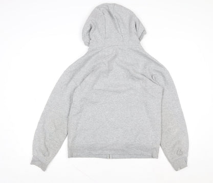 Next Womens Grey Full Zip Hooded Basic Jacket Size Small