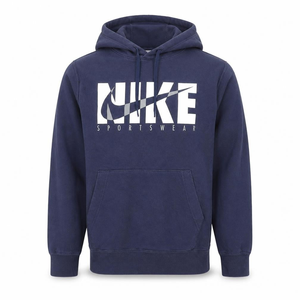 Mens UK Size S Nike Blue Pullover Hoodie