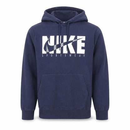 Mens UK Size S Nike Blue Pullover Hoodie