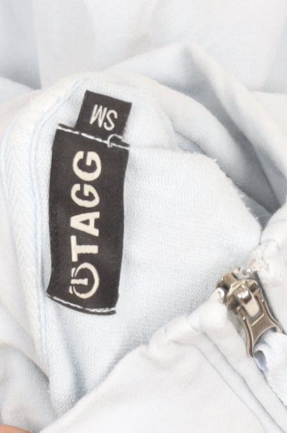 Womens UK Size S TAGG Blue Gym & Training Running & Jogging Yoga Jacket