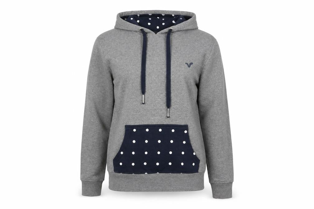 Womens UK Size 14 Voi Jeans Grey Pullover Hoodie