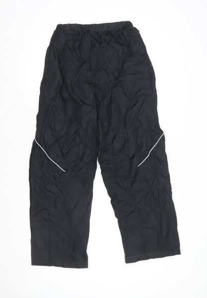 Berghaus Boys Black 13 Years Waterproof Rain Trousers Elastic Waist