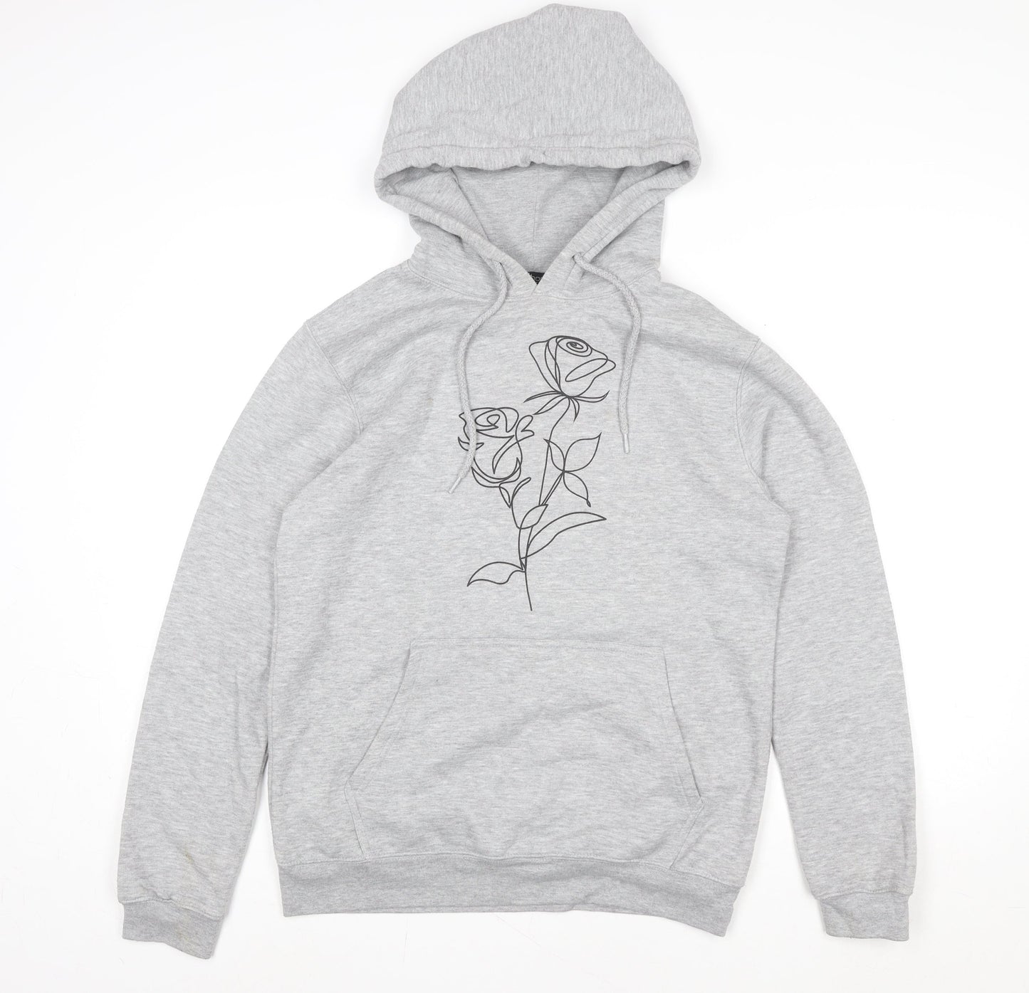 Womens UK Size 6 Boohoo Grey Pullover Hoodie