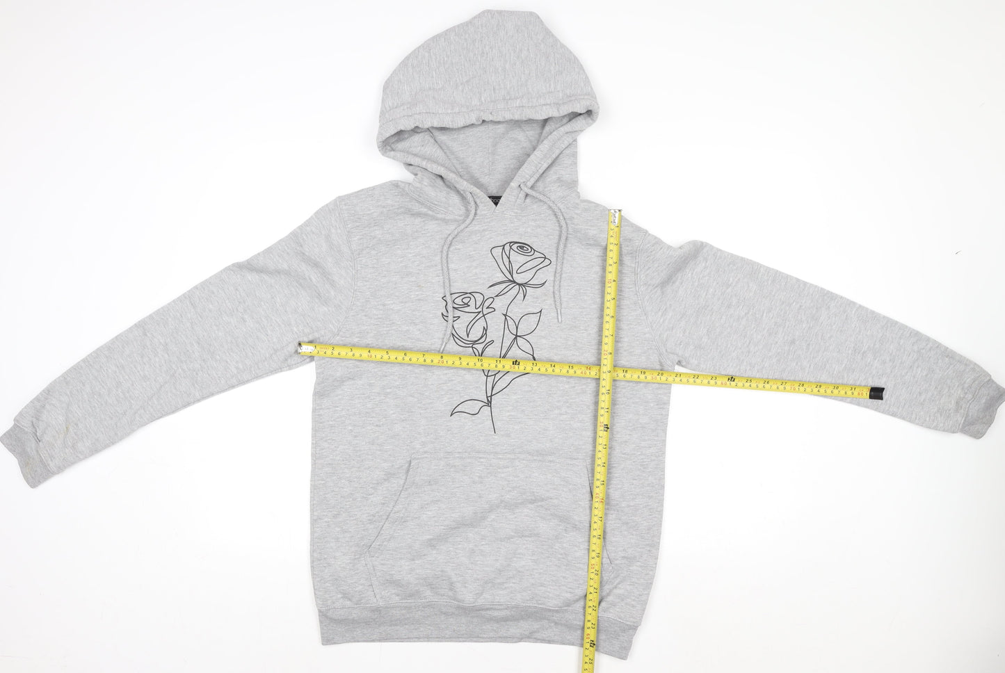 Womens UK Size 6 Boohoo Grey Pullover Hoodie