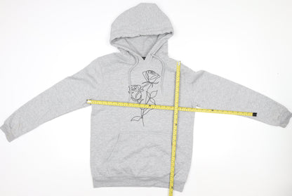 Womens UK Size 6 Boohoo Grey Pullover Hoodie