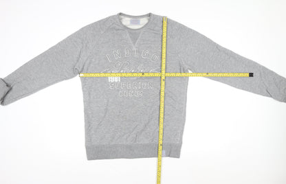 Womens UK Size L Replay Grey Pullover Sweatshirt