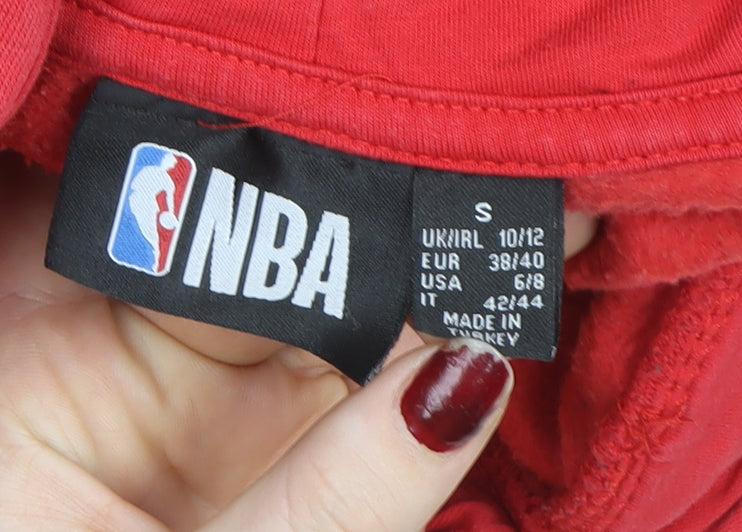 Primark Men's Red Chicago Bulls NBA Pullover Hoodie Size S