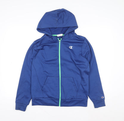 Teens UK Size 12 Champion Blue Gym & Training Running & Jogging Walking Jacket
