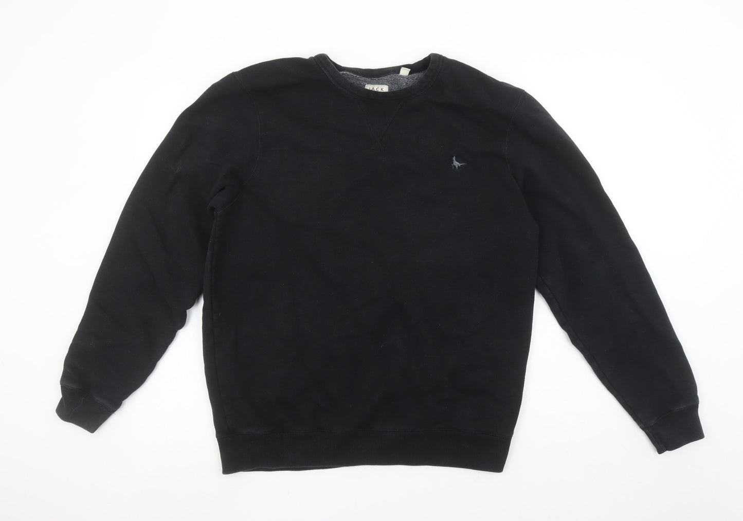 Mens UK Size XL Jack Wills Black Pullover Sweatshirt