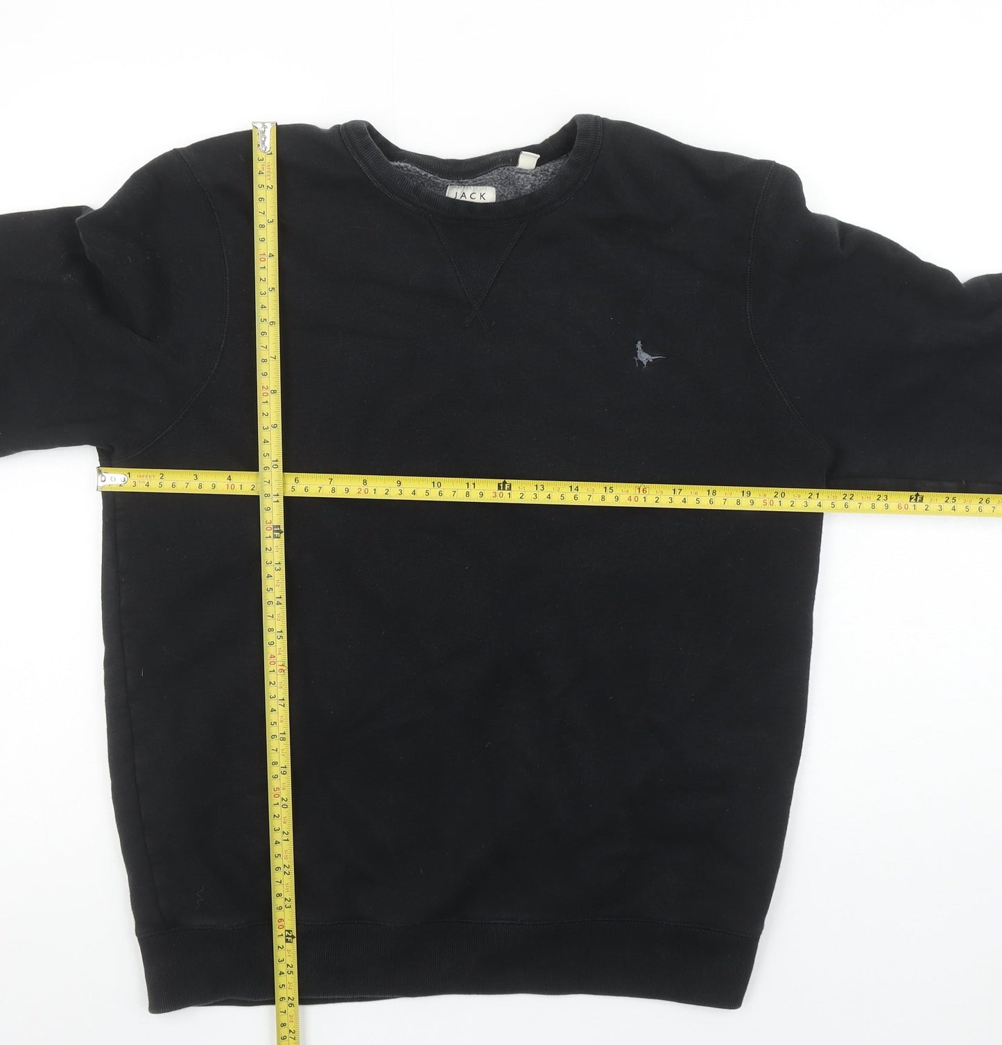 Mens UK Size XL Jack Wills Black Pullover Sweatshirt