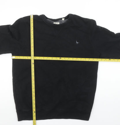 Mens UK Size XL Jack Wills Black Pullover Sweatshirt