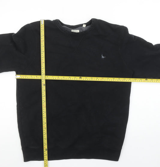 Mens UK Size XL Jack Wills Black Pullover Sweatshirt