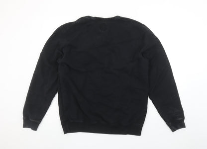 Mens UK Size XL Jack Wills Black Pullover Sweatshirt