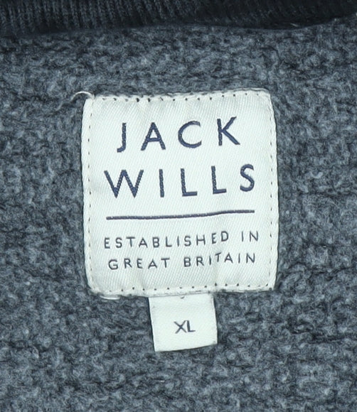 Mens UK Size XL Jack Wills Black Pullover Sweatshirt