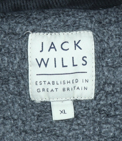Mens UK Size XL Jack Wills Black Pullover Sweatshirt