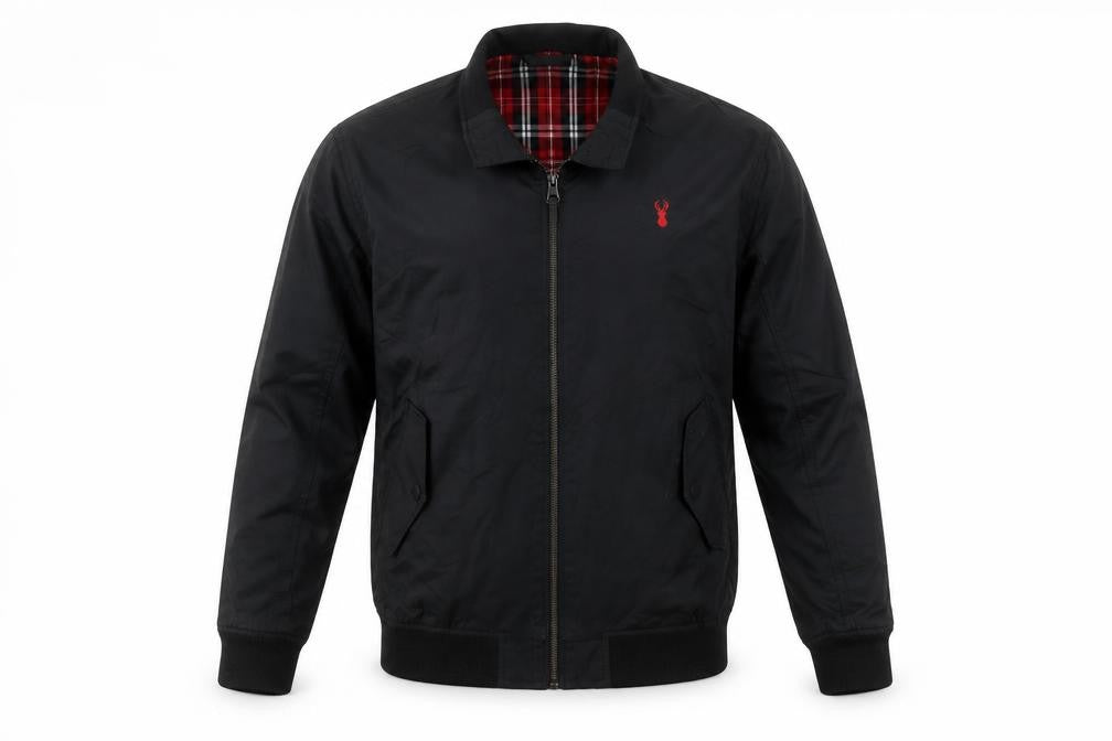 Mens UK Size M NEXT Black Bomber Jacket