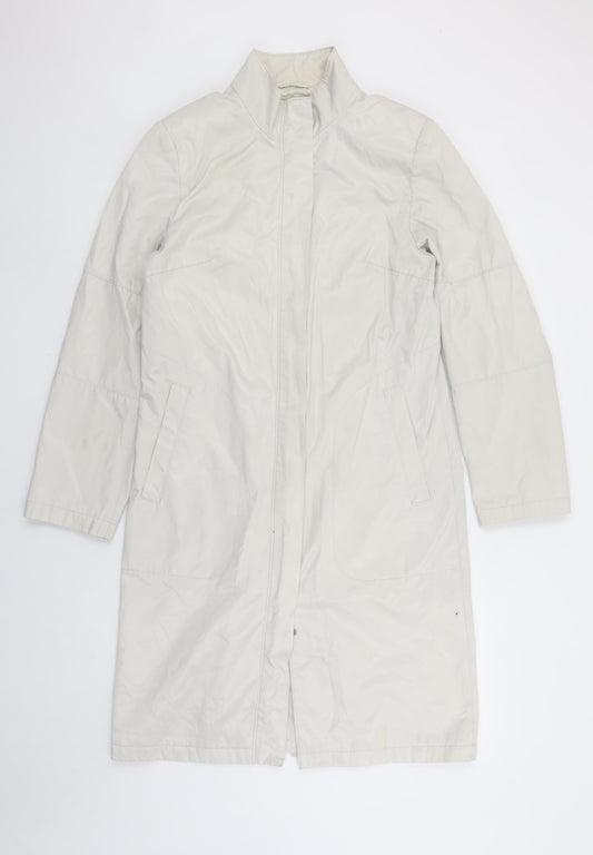 Womens UK Size 12 NuAge Ivory Rain Coat