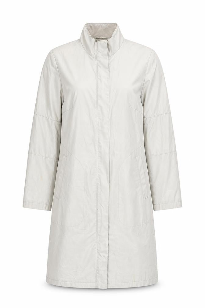 Womens UK Size 12 NuAge Ivory Rain Coat