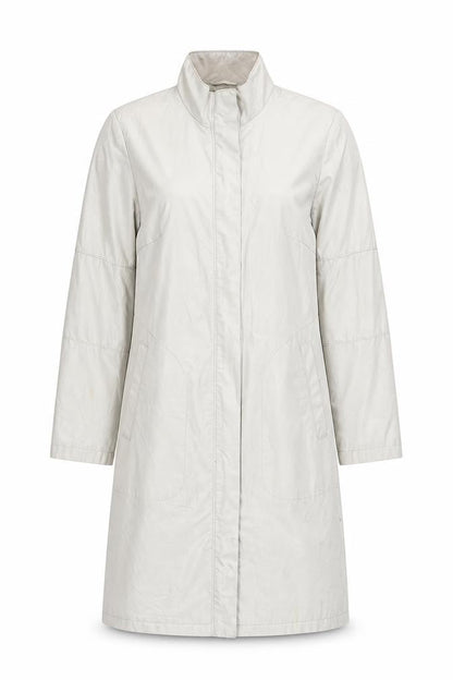Womens UK Size 12 NuAge Ivory Rain Coat